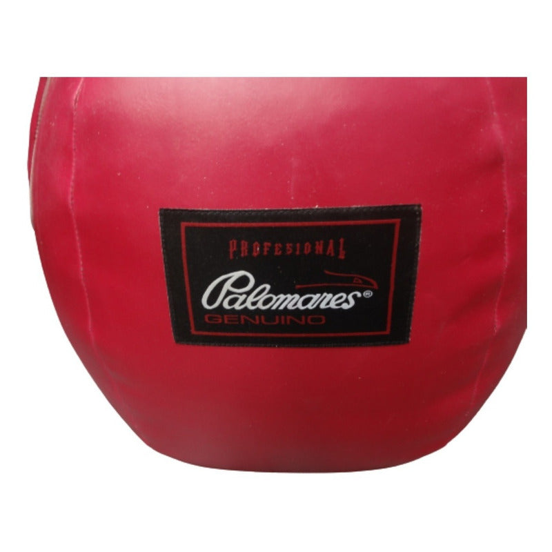 Costal De Box Redondo O Bola Vinil Palomares Genuino Fpx Rojo