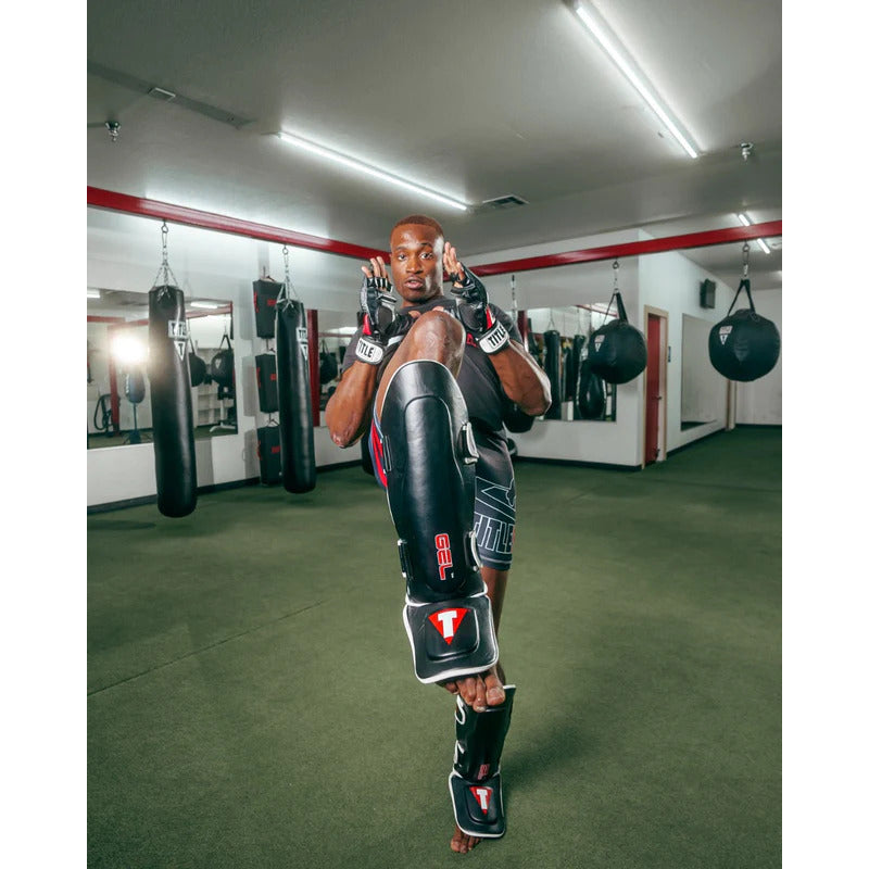 Par Espinillera Mma Performworld Pro Gel Title Palomares Fpx Negro Talla L