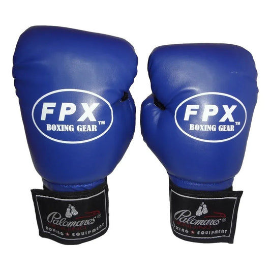 Kit Box Boxing Gear Palomares Genuino Fpx 14 Oz 14 Oz Azul