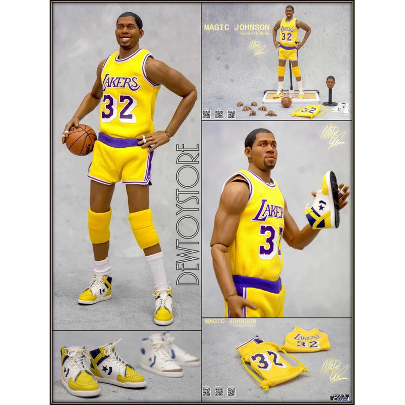 Figure Cool Magic Johnson No Enterbay Nba 1/6 Lakers Fpx