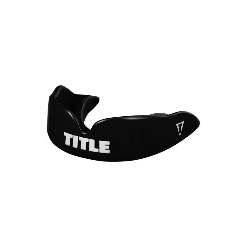 Protector Bucal Title Boxing Super Shield Box Thai Bjj Mma Negro Sin Sabor