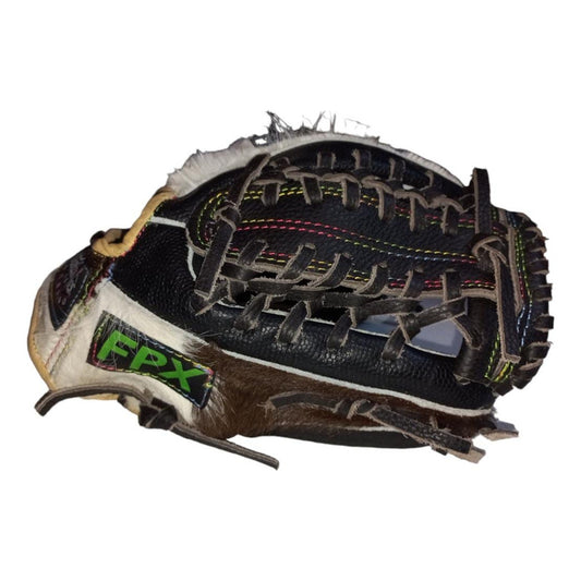 Manopla Beisbol 2190 Piel Becerro 12puLG Tejido Palomaresfpx Negro Juvenil/ Adulto