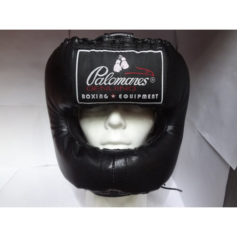 Careta Con Barra Protectora Bl Piel Palomares Piel Fpx  Negro