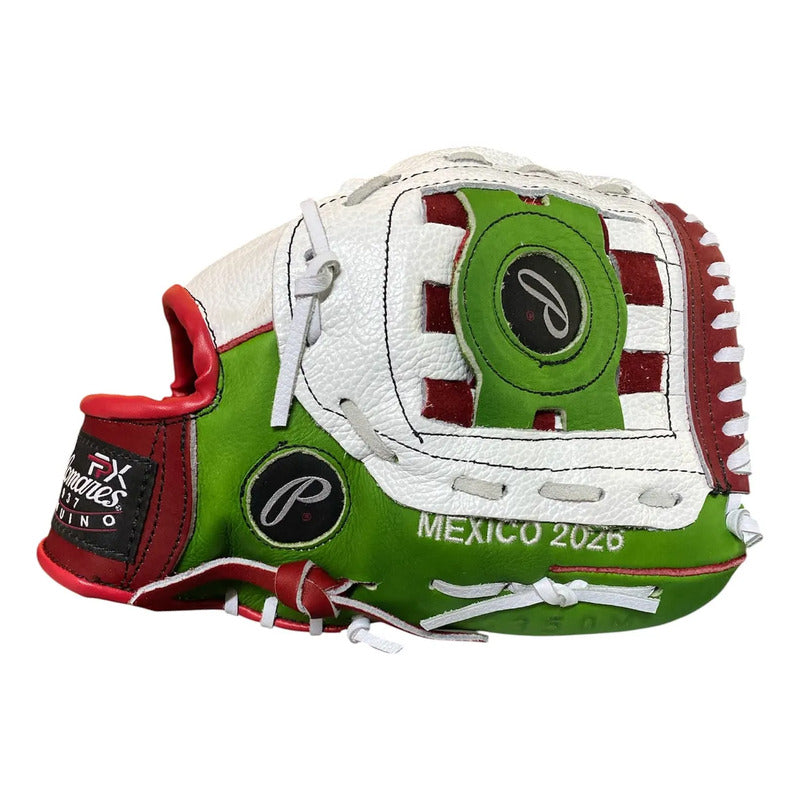 Guante Manopla Beisbol G350 Vrde Mex Tric 12.5 Palomares Fpx Verde Juvenil/ Adulto