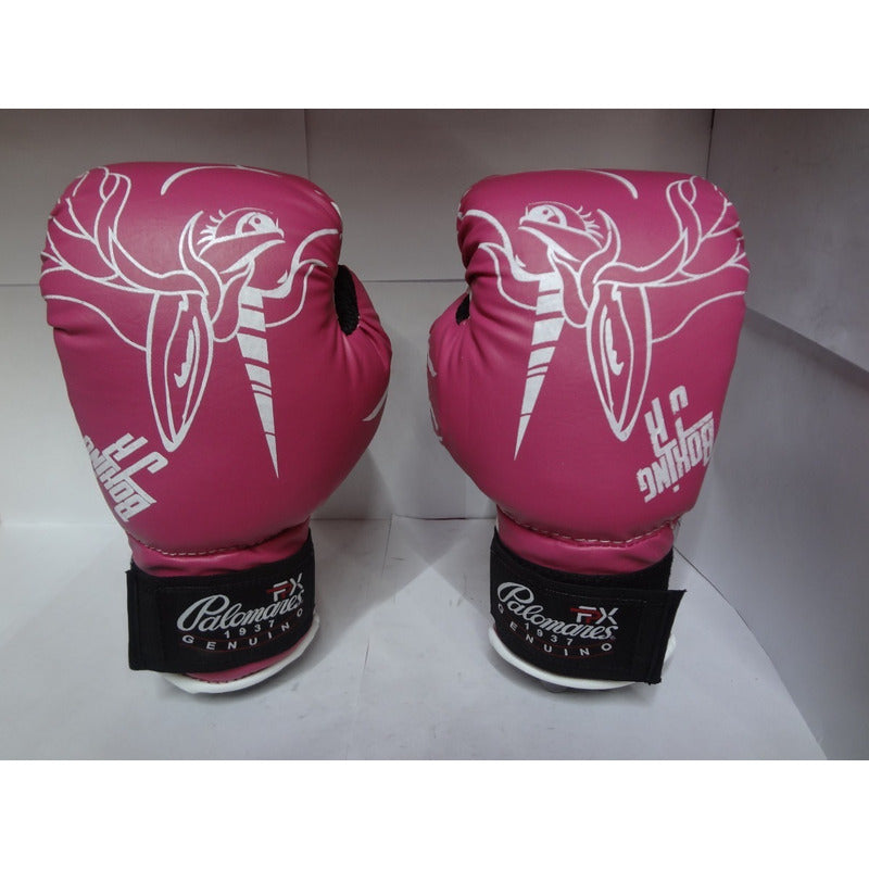 Guantes De Box Infantil Mod Unicornio 6oz Palomares Genuino