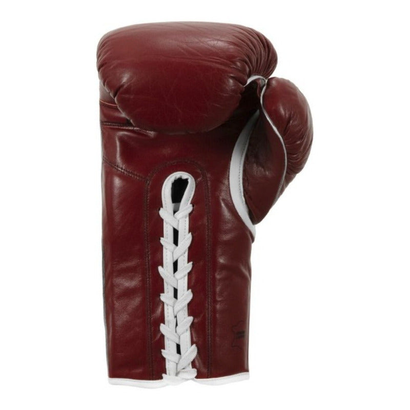 Guantes Box Piel Old School 16oz Agujeta Title Palomares Fpx Marrón
