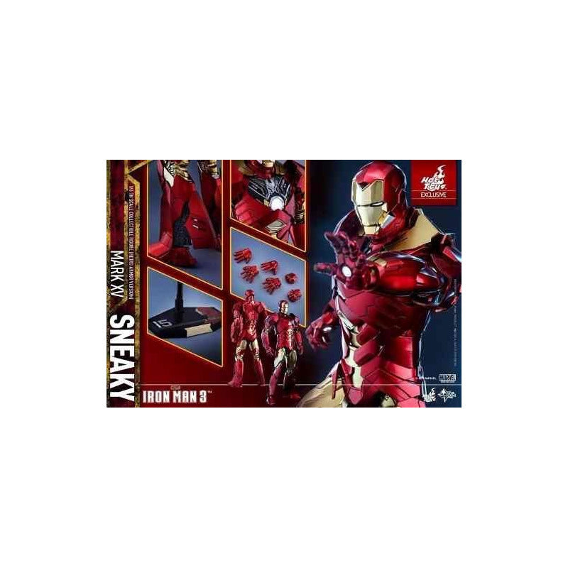Figura De Acción Iron Man War Machine Armor: Mark Xv Sneaky - Retro Armor Version De Hot Toys Limited