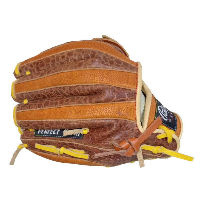 Guante Manopla Beisbol 2180 Ed. Rondinelo 12.5 Palomares Fpx Naranja Juvenil/adulto