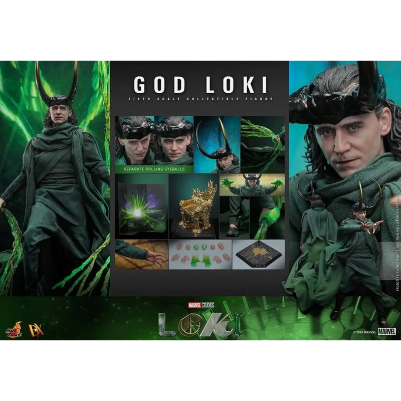 Hot Toys God Loki Dx40 Loki Season 2figura 1/6 Palomares Fpx