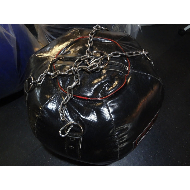 Costal Redondo O Bola  Box,envio Gratis  Palomares Genuino Negro