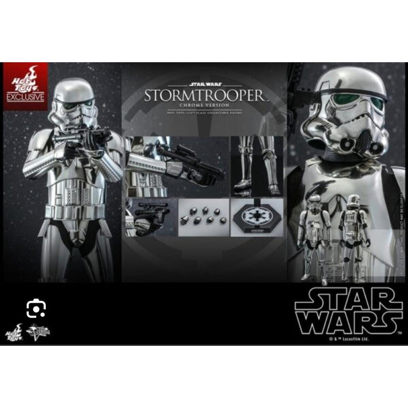 Hot Toys Star Wars Stormtrooper Chrome Version 1/6 Fpx