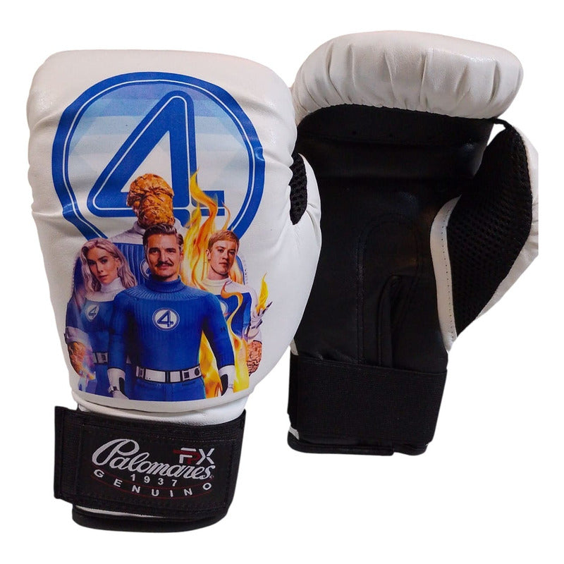 Par Guante Box Infantil 6oz Los 4fantásticos Poster 2025 Fpx 6 Oz Blanco