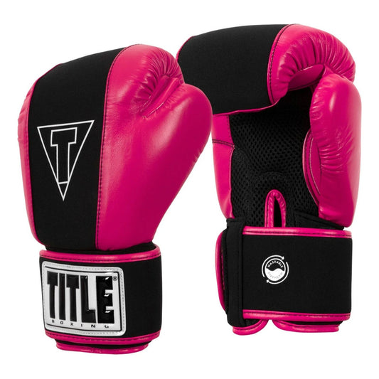 Guantes De Box Title Gel Fitness Washable Rosa Palomares Fpx