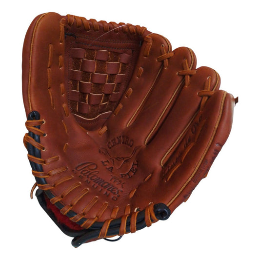 Guante Manopla Beisbol 12.5puLG G350 Piel Palomares Fpx Café Juvenil/adulto