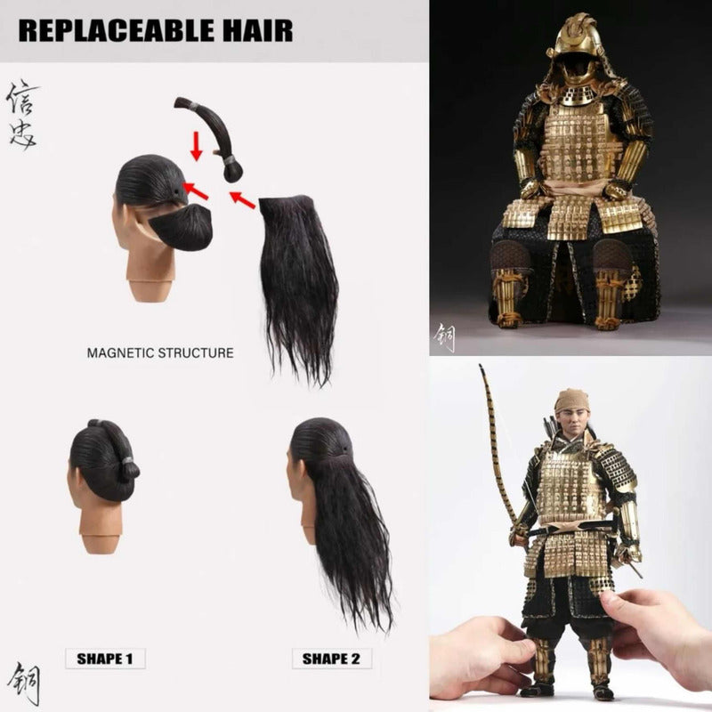 Poptoys General Oda Nobutada Samurai Armadura Cobre Fpx