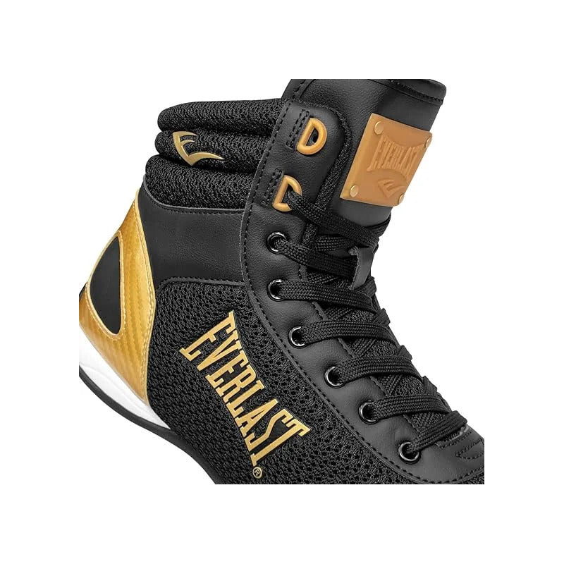 Tenis Everlast 1118 Boxeo Negro Dorado Fpx Negro Geométrico 29 Mx