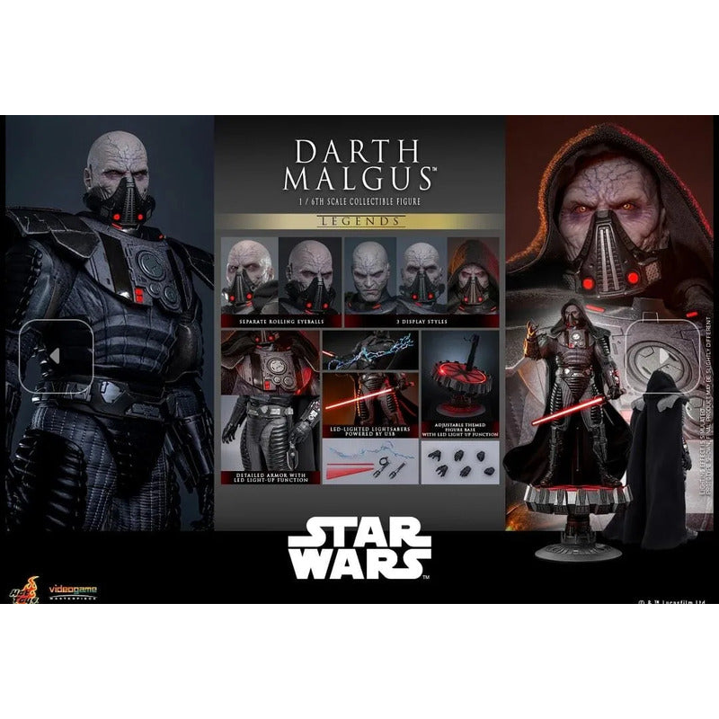 Hot Toys Darth Malgus Star Wars Figura 1/6 Fpx
