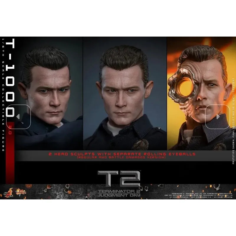 Hot Toys T-1000 2.0 Terminator 2 Figura 1/6 Fpx