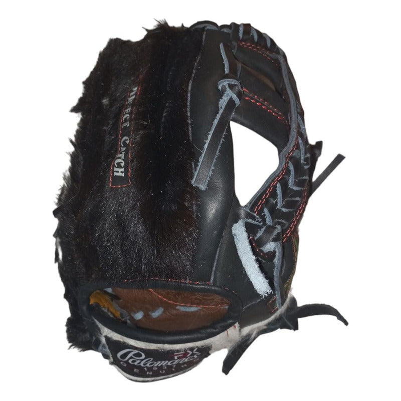 Guante Manopla Beisbol Piel Becerro 12.5 Palomares Fpx Negro Adulto