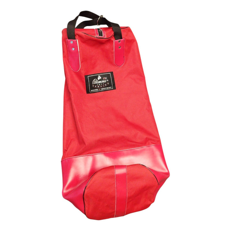 Costal Boxeo Lona Chico Rojo Palomares Genuino Fpx Rojo
