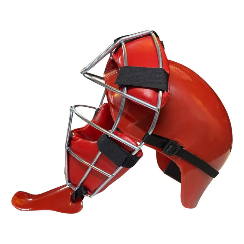 Arreo Catcher Beisbol Adult Cascoc/caretapetoespinillera Fpx Rojo