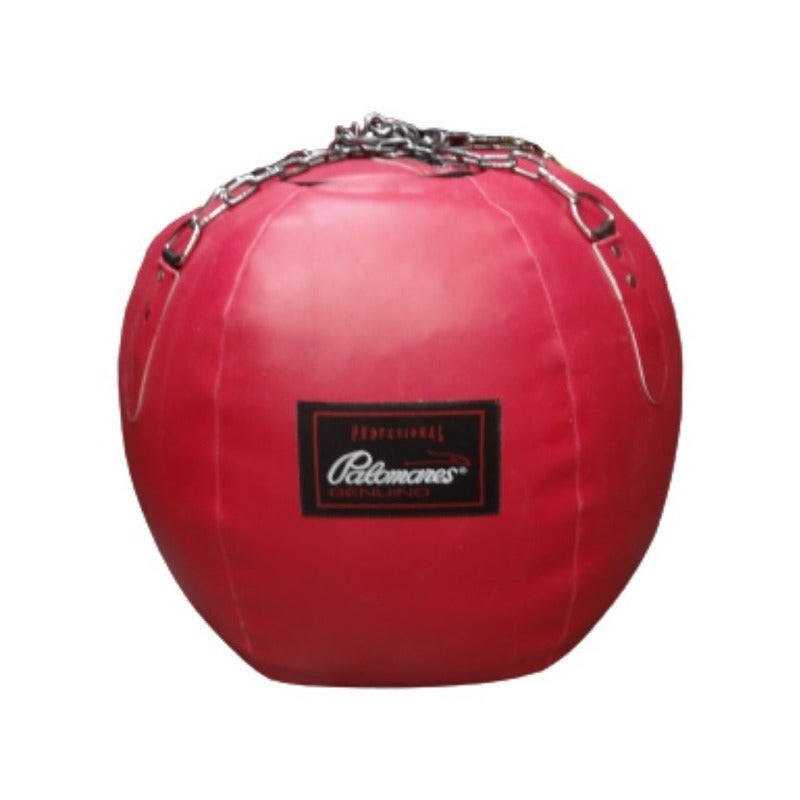 Costal De Box Redondo O Bola Vinil Palomares Genuino Fpx Rojo