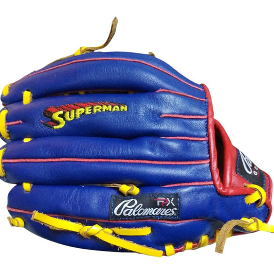 Guante Manopla Beisbol Superman 12.5 Trampa H Palomares Fpx Azul Juvenil/adulto