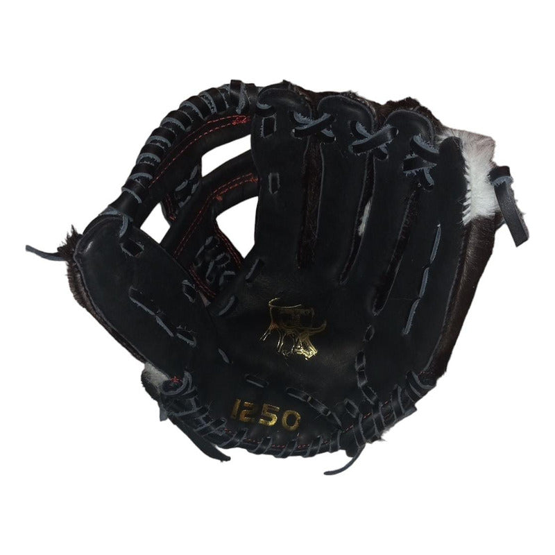 Guante Manopla Beisbol Piel Becerro 12.5 Palomares Fpx Negro Adulto