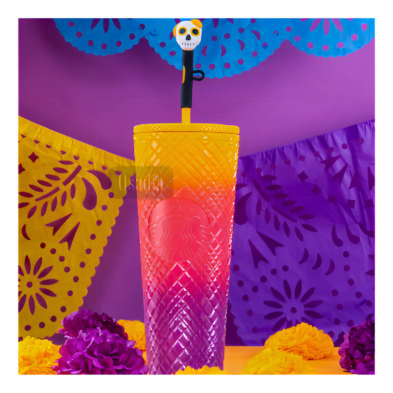 Vaso Tumbler Starbucks Halloween 2024 710ml Color Naranja