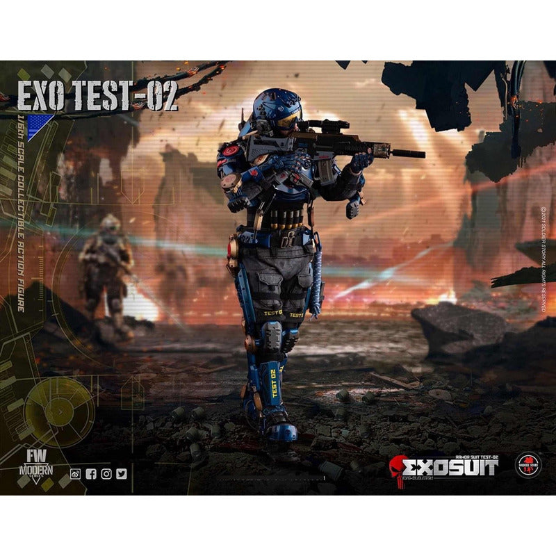 Soldier Story Exo Test 02 Exoeskeleton Armor Suit 1/6 Fpx