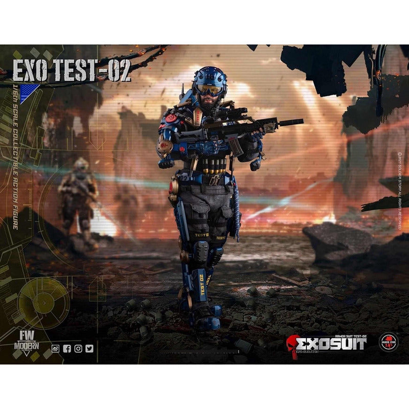 Soldier Story Exo Test 02 Exoeskeleton Armor Suit 1/6 Fpx