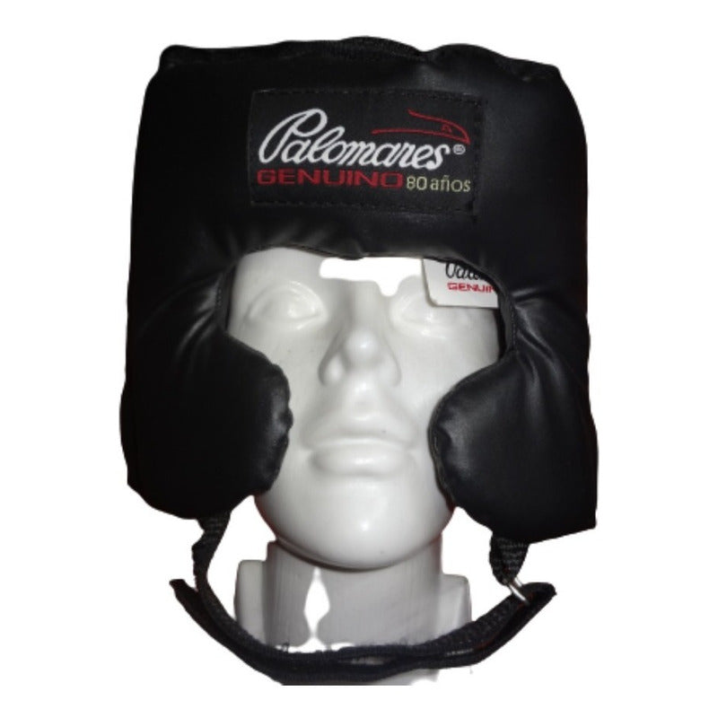 Guantes De Box Y Careta Infantil Lobo 6 Oz Palomares Fpx 6 Oz Negro