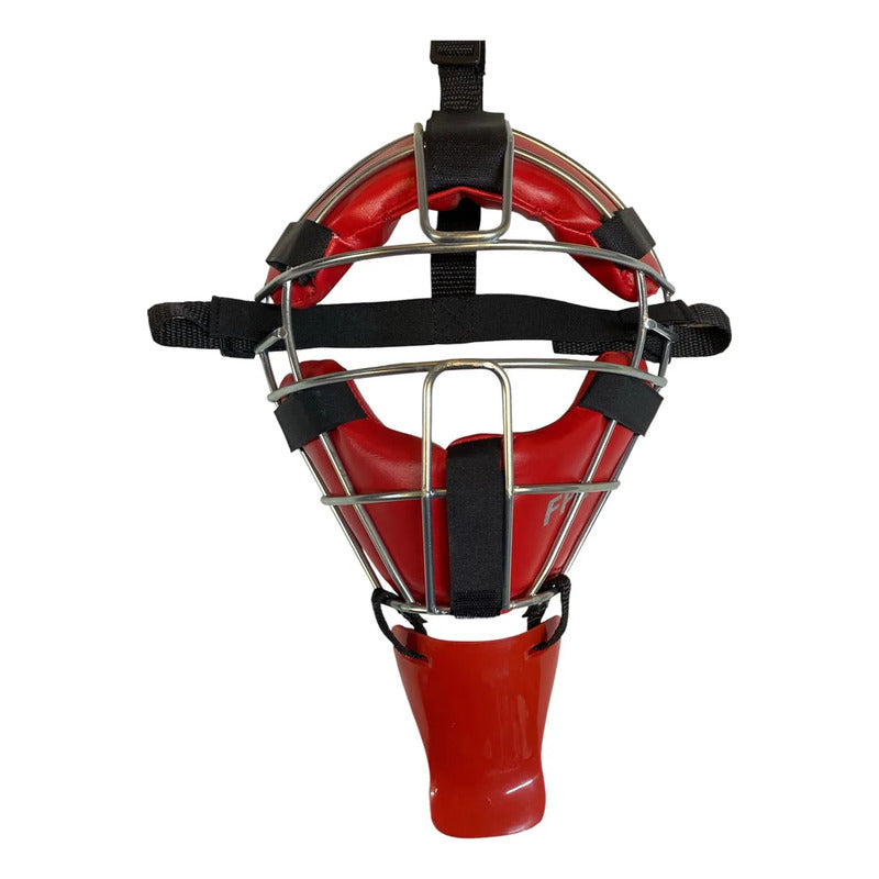 Arreo Juvenil Beisbol Catcher Careta/peto/espinilleras Fpx Rojo