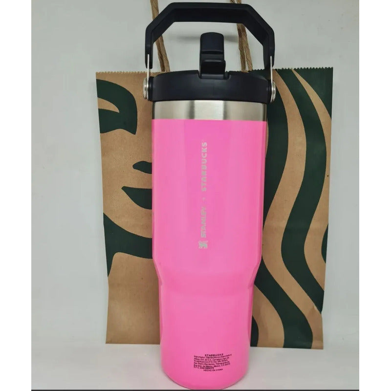 Stanley Starbucks México Exclusive Iceflow Flip Rosa Otoño Rosa