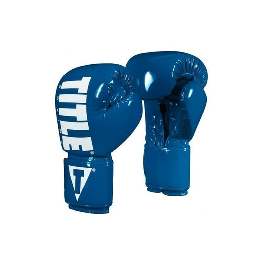 Guantes De Box Title Inferno Bl Velcro 14 Y 16 Palomares Fpx