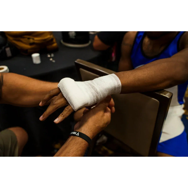 Gasa En Rollo Vendaje Boxeo Title Boxing Platinum Fpx Blanco Juvenil/adulto