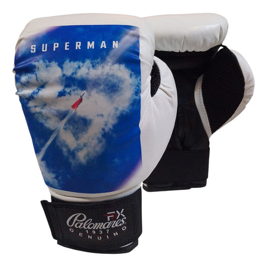 Par Guante Box Infantil Superman Krypto Comic Fpx 6 Oz Blanco