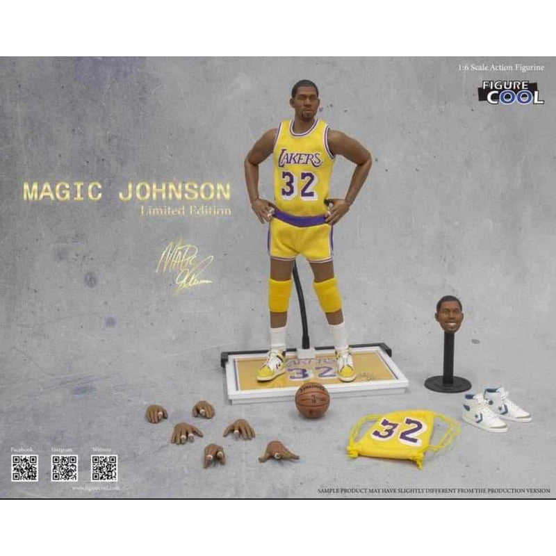 Figure Cool Magic Johnson No Enterbay Nba 1/6 Lakers Fpx