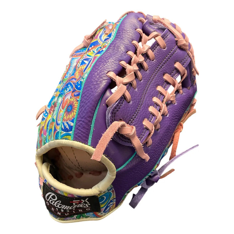 Guante Manopla Beisbol &soft 12.5 Ed Unica 1250 Palomaresfpx Morado Juvenil/adulto