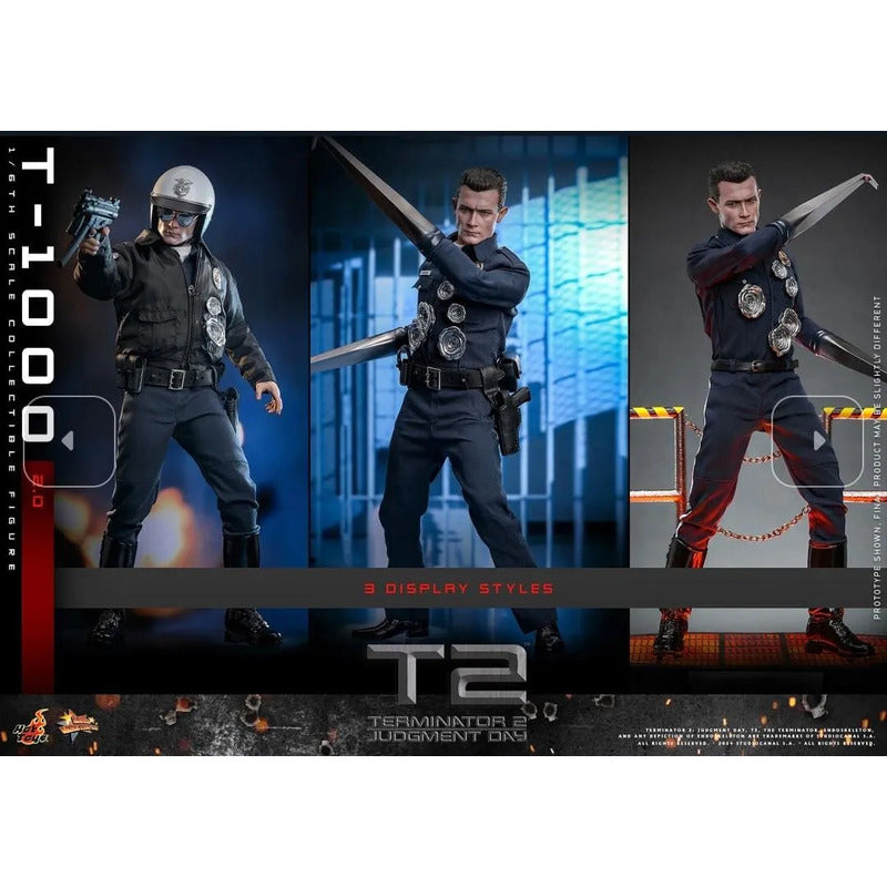 Hot Toys T-1000 2.0 Terminator 2 Figura 1/6 Fpx