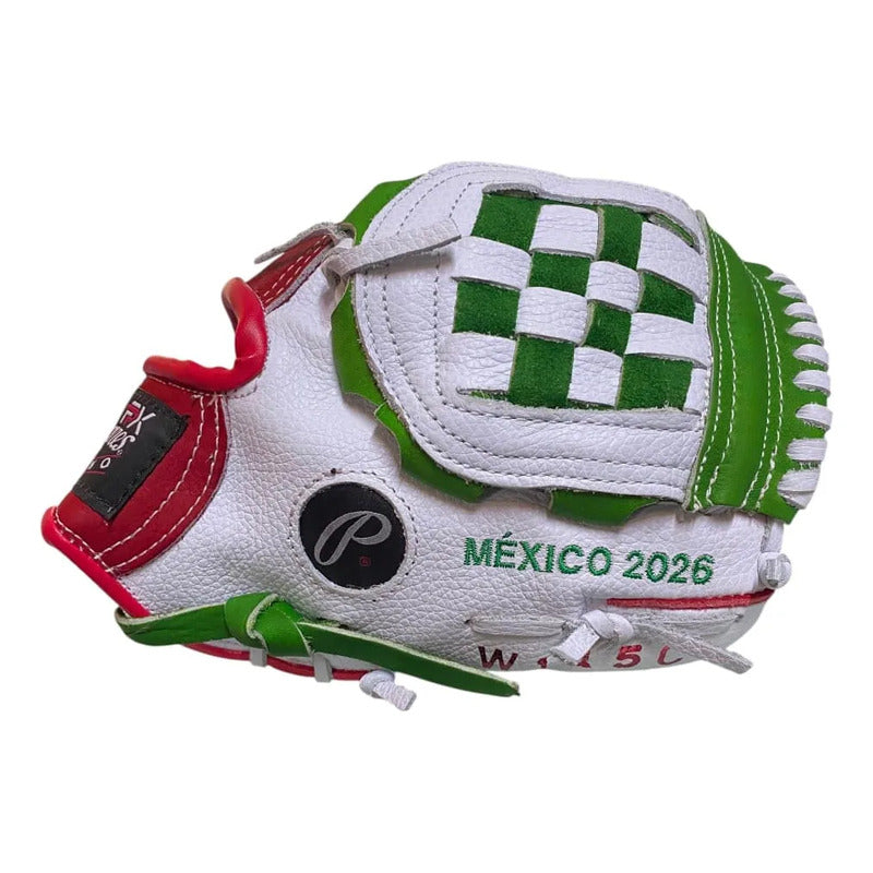 Guante Manopla Béisbol 11.5 W115 Tricolor Palomares Fpx Blanco Juvenil/adulto