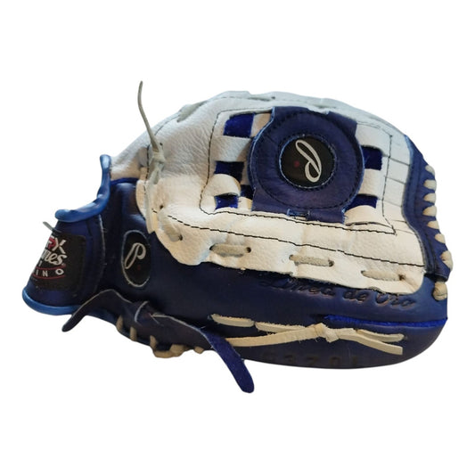Guante Manopla G370 Diestra Blanco/azul 13puLG Palomares Fpx Blanco Juvenil/ Adulto