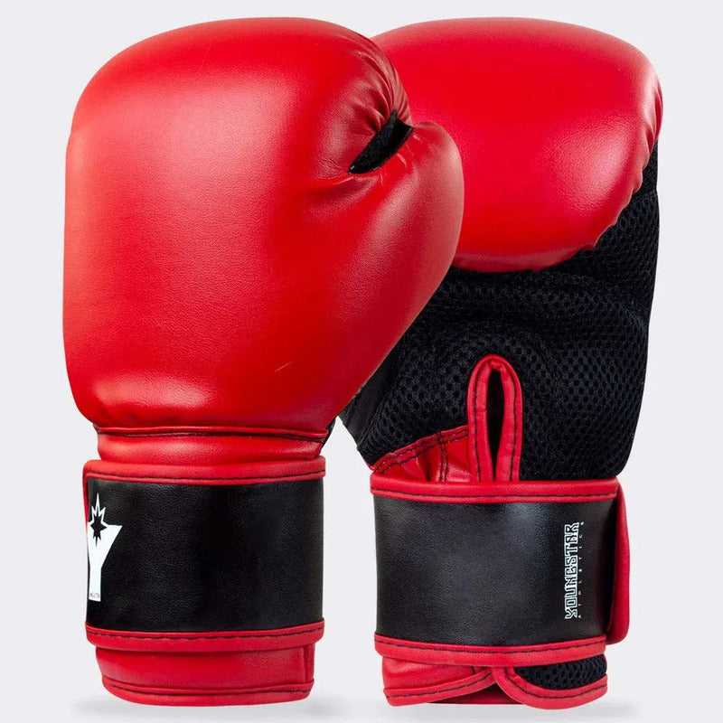 Par Guante Box Infantil Youngstar Combat Corner  Fpx 6 Oz Rojo