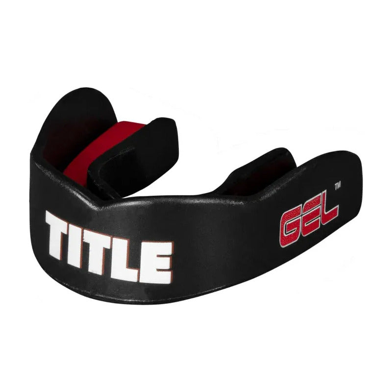 Protector Bucal Boxeo Title Gelmax Channel 2.0 Negro Fpx Negro Sin Sabor