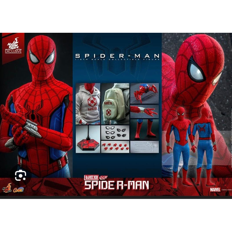 Hot Toys Spider-man Avengers Campus (web) Figura 1/6 Fpx