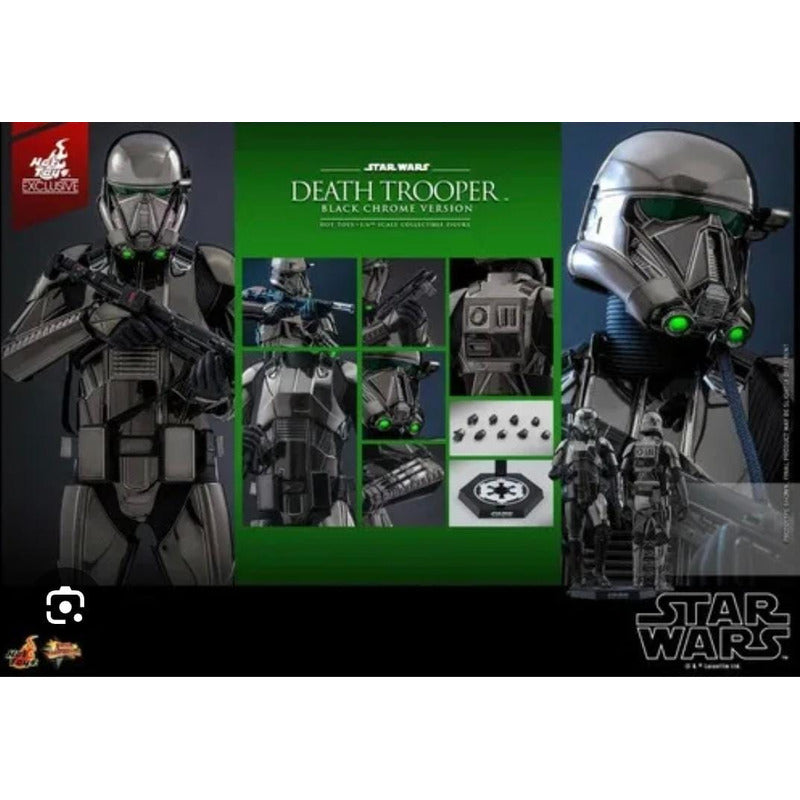 Hot Toys Star Wars Death Trooper Black Chrome Version Fpx