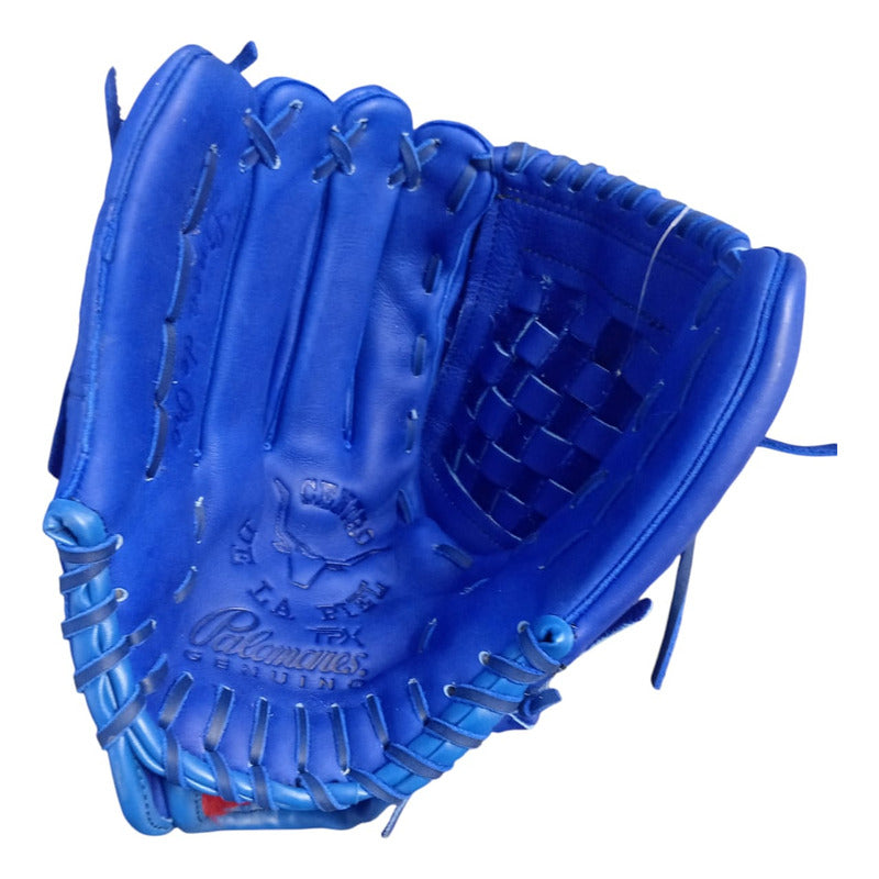 Manopla G370 Beis Soft 13  Azul Zurda Palomares Genuino Fpx Azul 13pulgadas