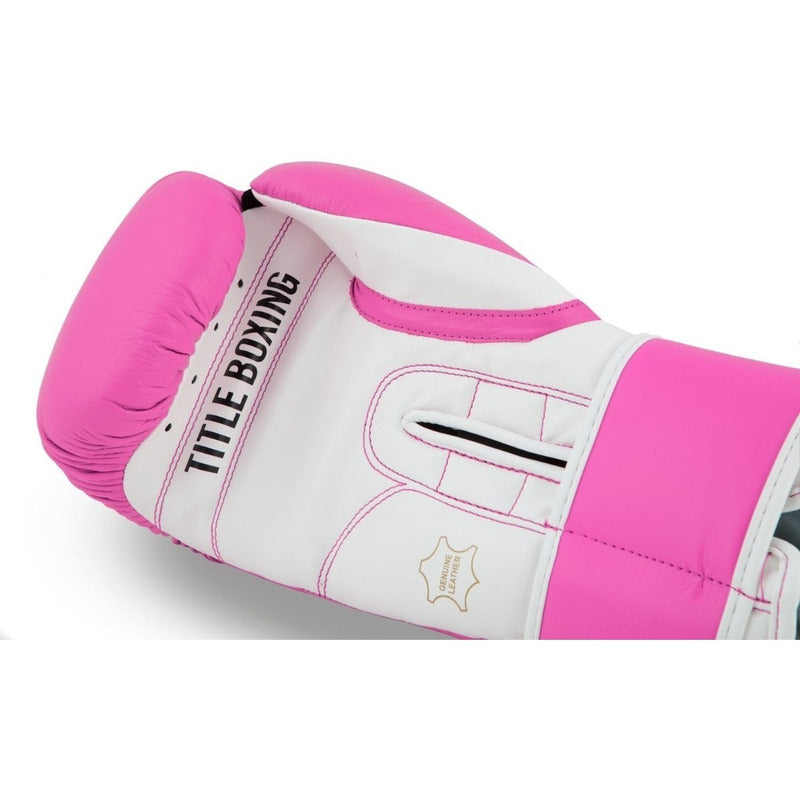 Guantes De Box Title Pro Style Piel 10,12,14oz Palomares Fpx