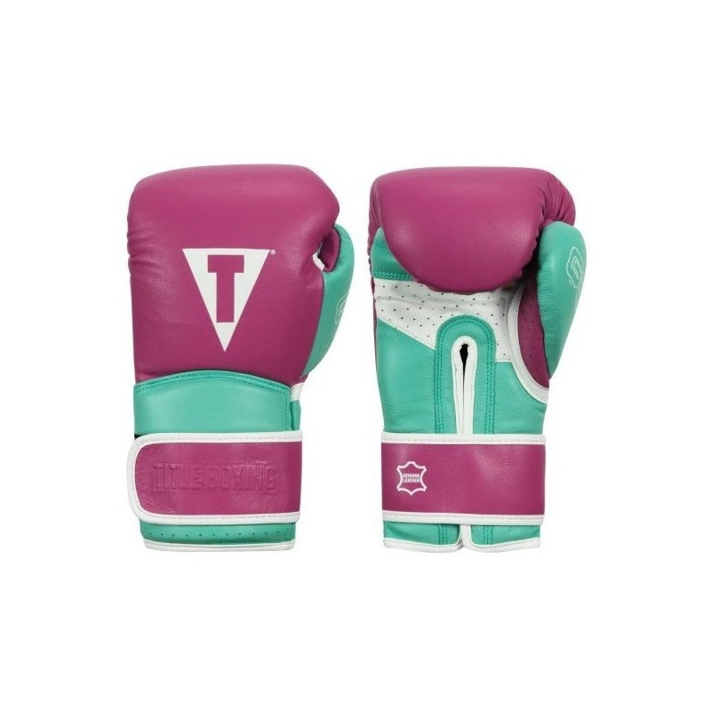 Guante Box Title Gel 14 Oz Freestyle Training Palomares Fpx Rosa