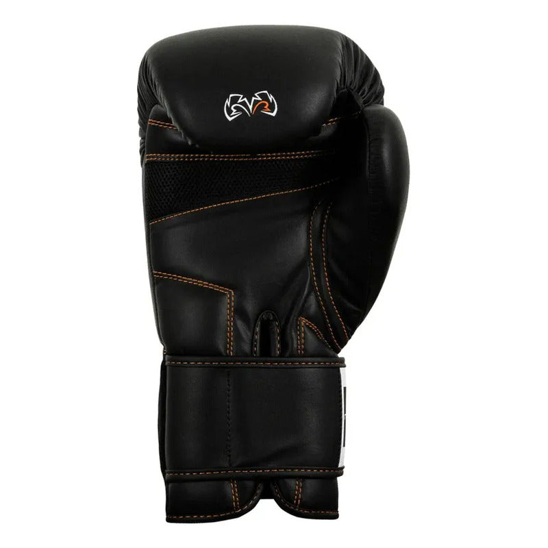 Guante Box Rival Boxing Workout Palomares Genuino Fpx L / 14 Oz Negro